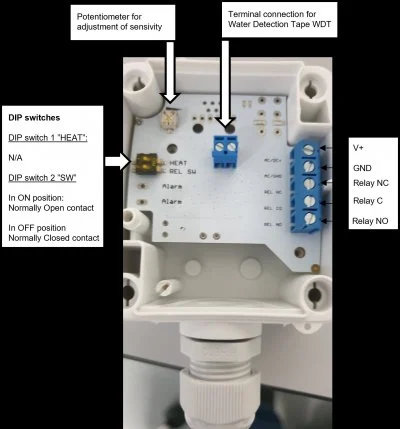 PCB for Water Warning Leakage Detector WLD 24